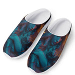 Native Indian Girl Portrait Print Mesh Casual Shoes