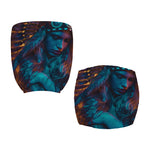 Native Indian Girl Portrait Print Office Chair Cover