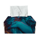 Native Indian Girl Portrait Print Rectangle Tissue Box Cover