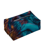 Native Indian Girl Portrait Print Rectangle Tissue Box Cover