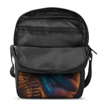 Native Indian Girl Portrait Print Rectangular Crossbody Bag