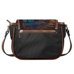 Native Indian Girl Portrait Print Saddle Bag