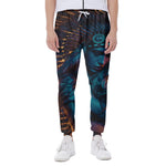 Native Indian Girl Portrait Print Scuba Joggers