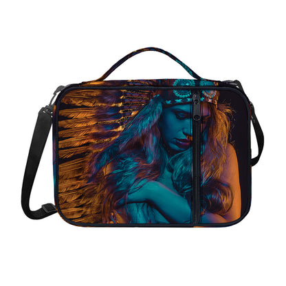 Native Indian Girl Portrait Print Shoulder Strap Bible Bag