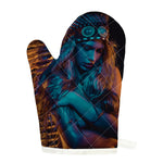 Native Indian Girl Portrait Print Single Oven Mitt