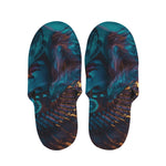 Native Indian Girl Portrait Print Slippers