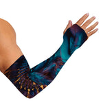 Native Indian Girl Portrait Print Sun Protection Arm Sleeves
