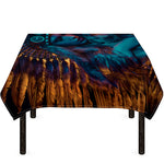 Native Indian Girl Portrait Print Tablecloth