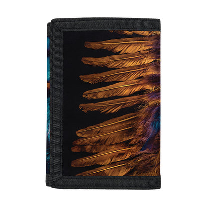 Native Indian Girl Portrait Print Trifold Wallet