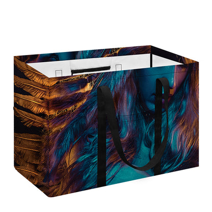 Native Indian Girl Portrait Print Utility Tote Bag