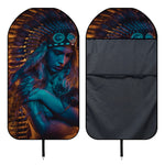 Native Indian Girl Portrait Print Waterproof Car Seat Cover