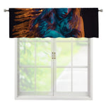 Native Indian Girl Portrait Print Window Valance