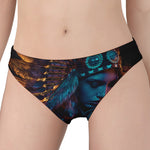 Native Indian Girl Portrait Print Women's Panties