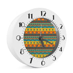 Native Indian Inspired Pattern Print Alarm Clock