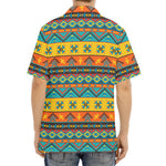 Native Indian Inspired Pattern Print Aloha Shirt