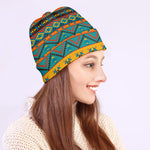 Native Indian Inspired Pattern Print Beanie