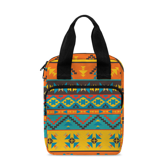 Native Indian Inspired Pattern Print Bible Tote Bag