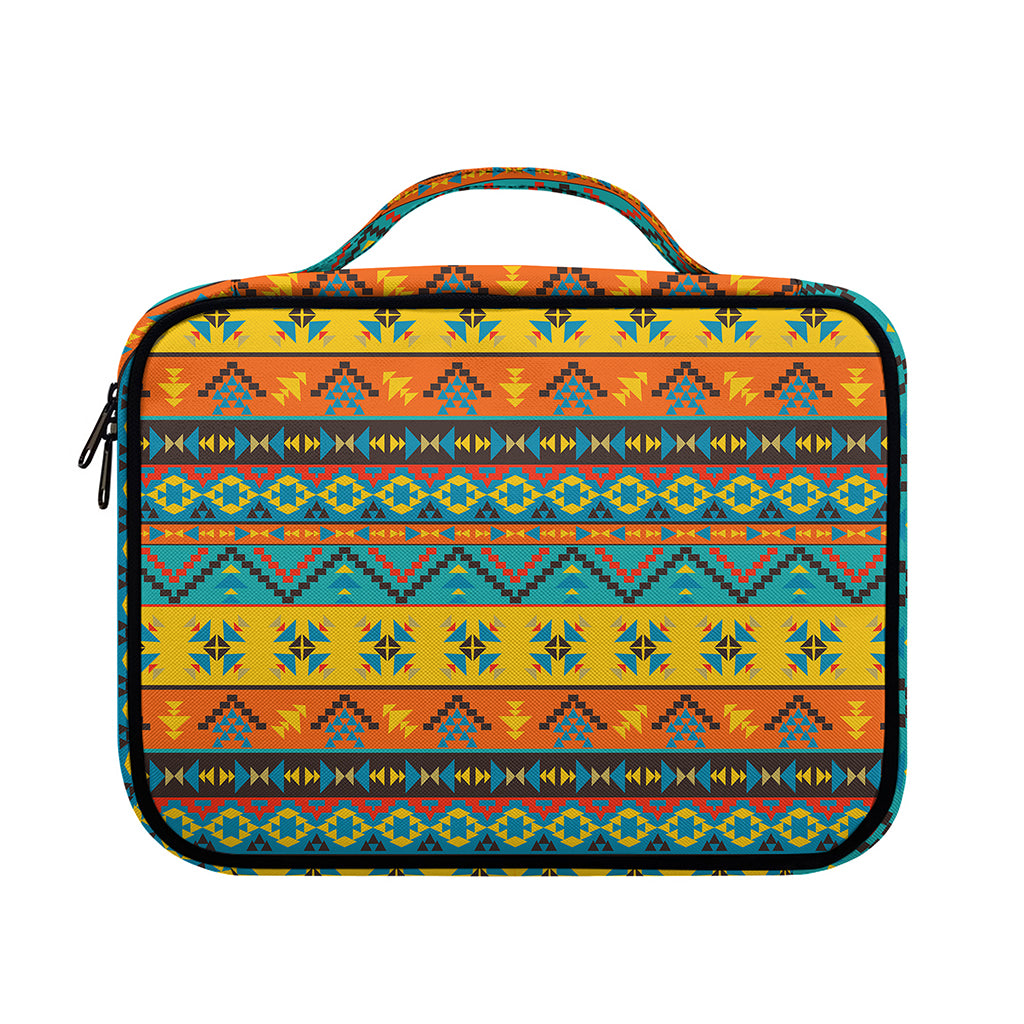 Native Indian Inspired Pattern Print Briefcase Bible Bag