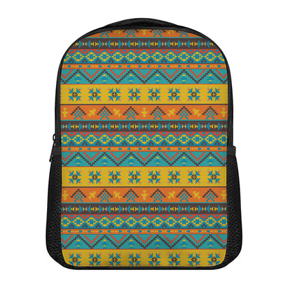 Native Indian Inspired Pattern Print Casual Backpack