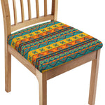 Native Indian Inspired Pattern Print Chair Cushion Cover