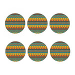 Native Indian Inspired Pattern Print Coaster Set