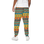 Native Indian Inspired Pattern Print Cotton Pants