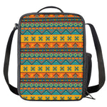 Native Indian Inspired Pattern Print Crossbody Lunch Bag