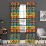 Native Indian Inspired Pattern Print Curtain
