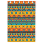 Native Indian Inspired Pattern Print Curtain