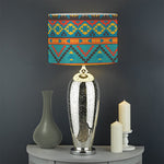 Native Indian Inspired Pattern Print Drum Lamp Shade