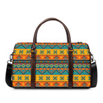 Native Indian Inspired Pattern Print Duffle Bag