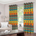 Native Indian Inspired Pattern Print Extra Wide Grommet Curtains