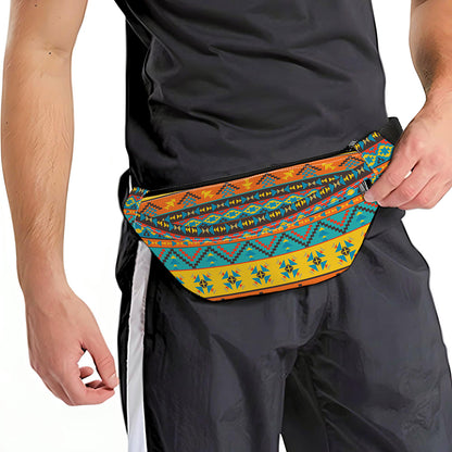 Native Indian Inspired Pattern Print Fanny Pack