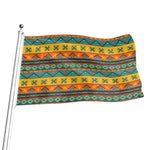 Native Indian Inspired Pattern Print Flag