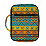 Native Indian Inspired Pattern Print Front Pocket Bible Bag