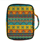 Native Indian Inspired Pattern Print Front Pocket Bible Bag