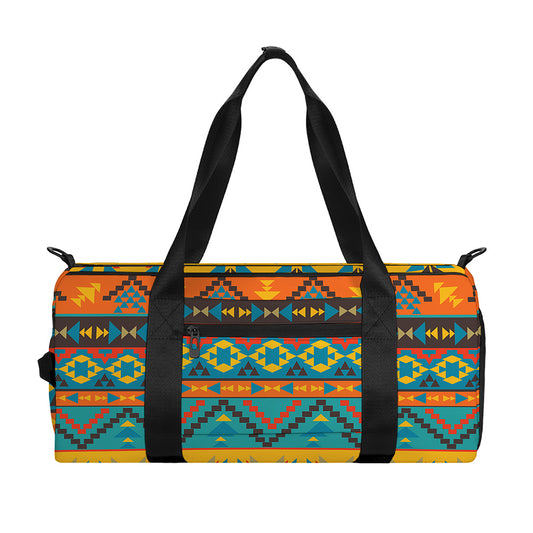 Native Indian Inspired Pattern Print Gym Bag