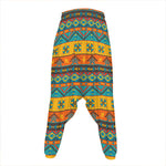Native Indian Inspired Pattern Print Hammer Pants