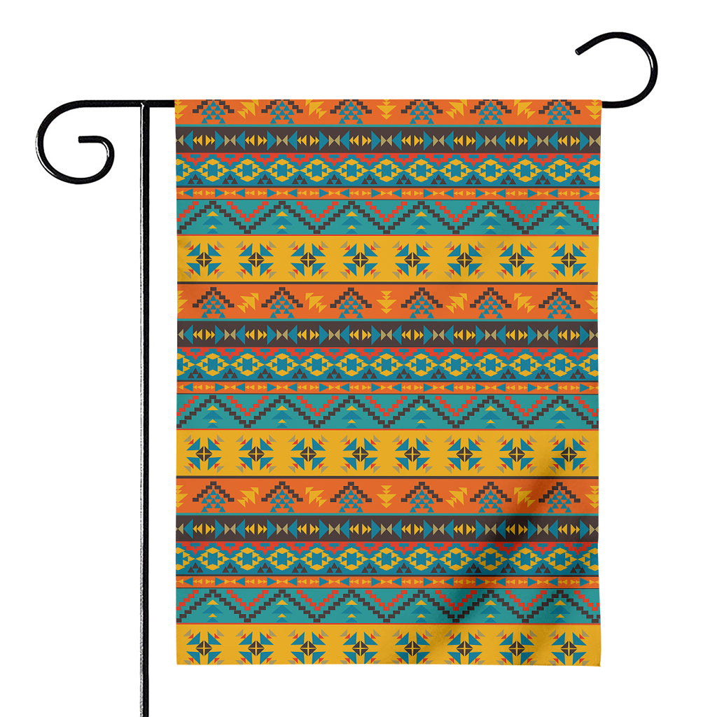 Native Indian Inspired Pattern Print House Flag