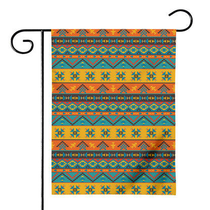 Native Indian Inspired Pattern Print House Flag