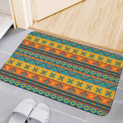 Native Indian Inspired Pattern Print Indoor Door Mat
