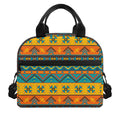 Native Indian Inspired Pattern Print Insulated Lunch Bag