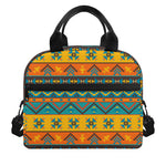 Native Indian Inspired Pattern Print Insulated Lunch Bag