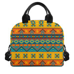 Native Indian Inspired Pattern Print Insulated Lunch Bag