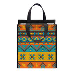 Native Indian Inspired Pattern Print Insulated Lunch Tote
