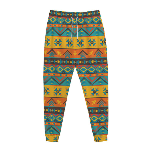 Native Indian Inspired Pattern Print Jogger Pants
