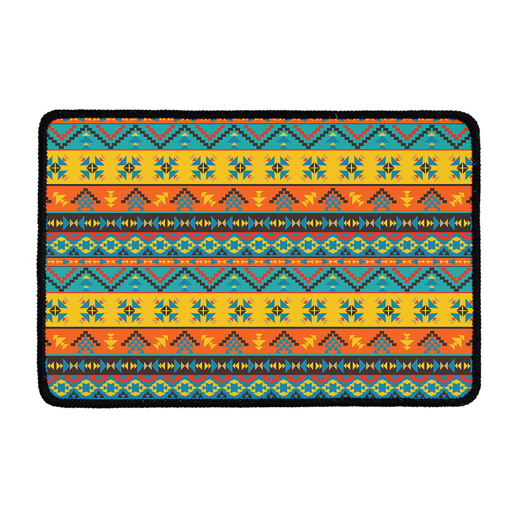 Native Indian Inspired Pattern Print Kitchen Mat