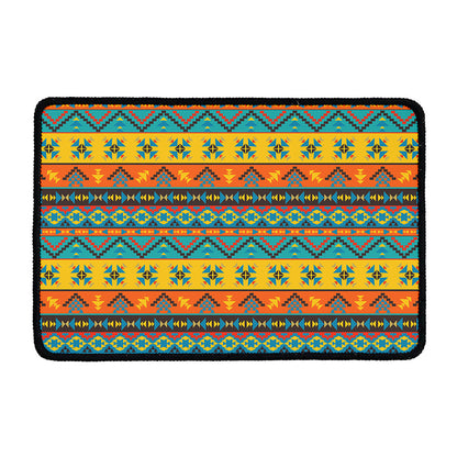 Native Indian Inspired Pattern Print Kitchen Mat