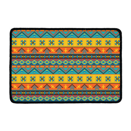 Native Indian Inspired Pattern Print Kitchen Mat