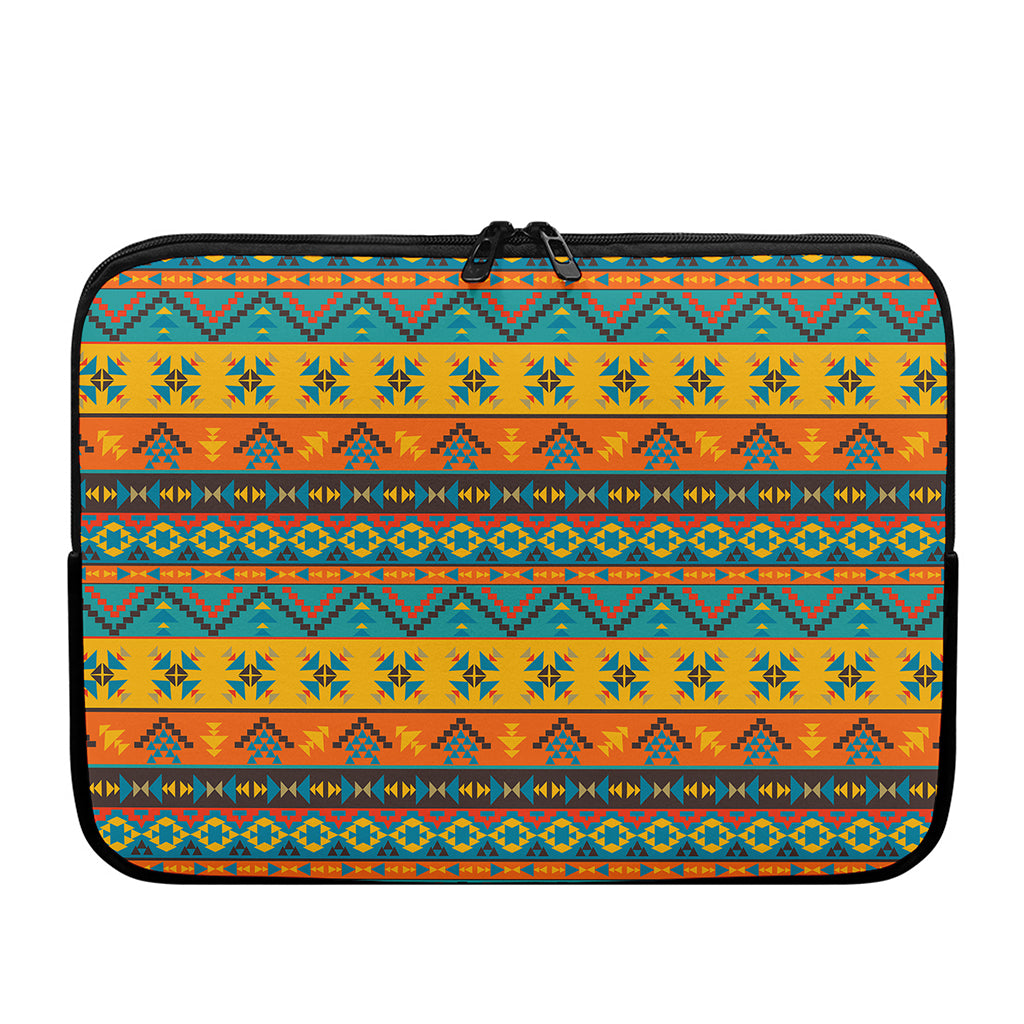 Native Indian Inspired Pattern Print Laptop Sleeve